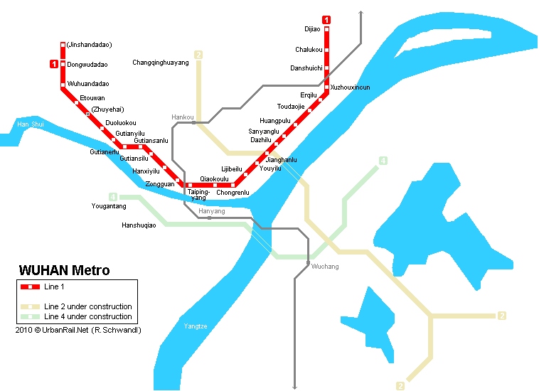 wuhan metro map  22 Wuhan Metro Map