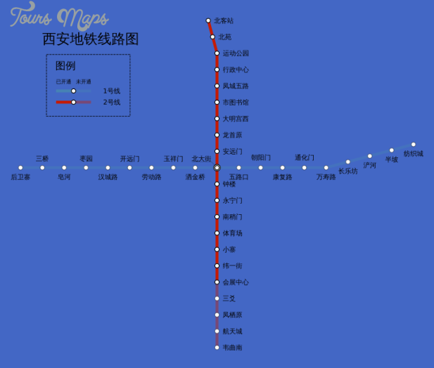 xian metro map  4 Xian Metro Map