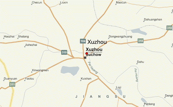 xuzhou map  4 Xuzhou Map