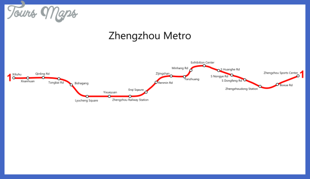 zhengzhou metro map  0 Zhengzhou Metro Map