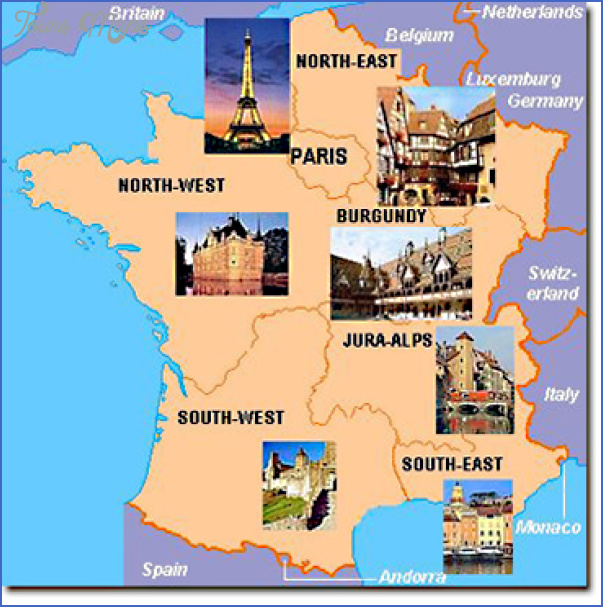 France Map Tourist Attractions ToursMaps