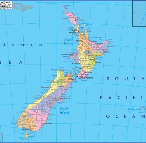 New Zealand Google Map Archives ToursMaps