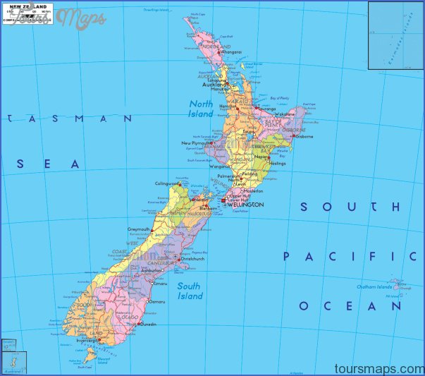 large detailed administrative map of new zealand with roads cities and airports for free82b7 New Zealand Map