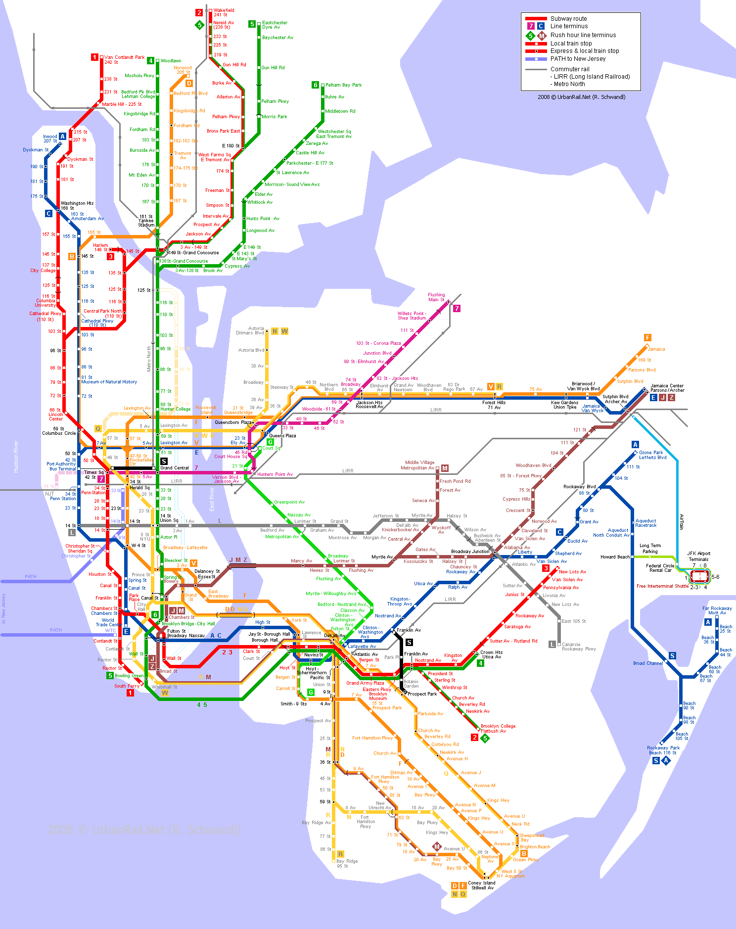 new york map metro 7 New York map metro