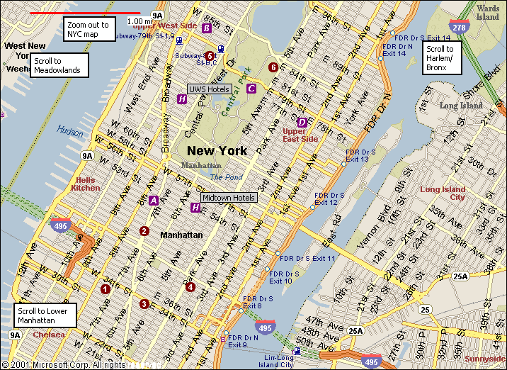 midtown new york map