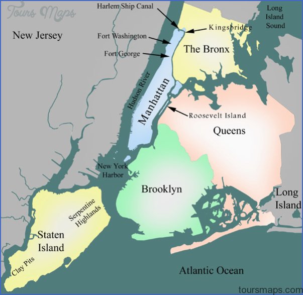 new york map of boroughs  23 New York map of boroughs
