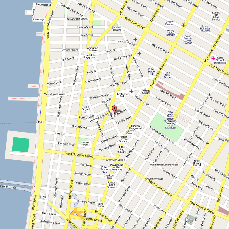 new york map streets 0 New York map streets