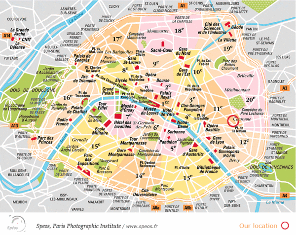 paris france tourist map 2 mediumthumb France Map Tourist Attractions