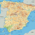 spain physical map 150x150 Spain Map