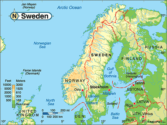 swedenrah Scandinavia Subway Map