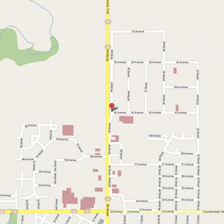 BARRHEAD Edmonton Map
