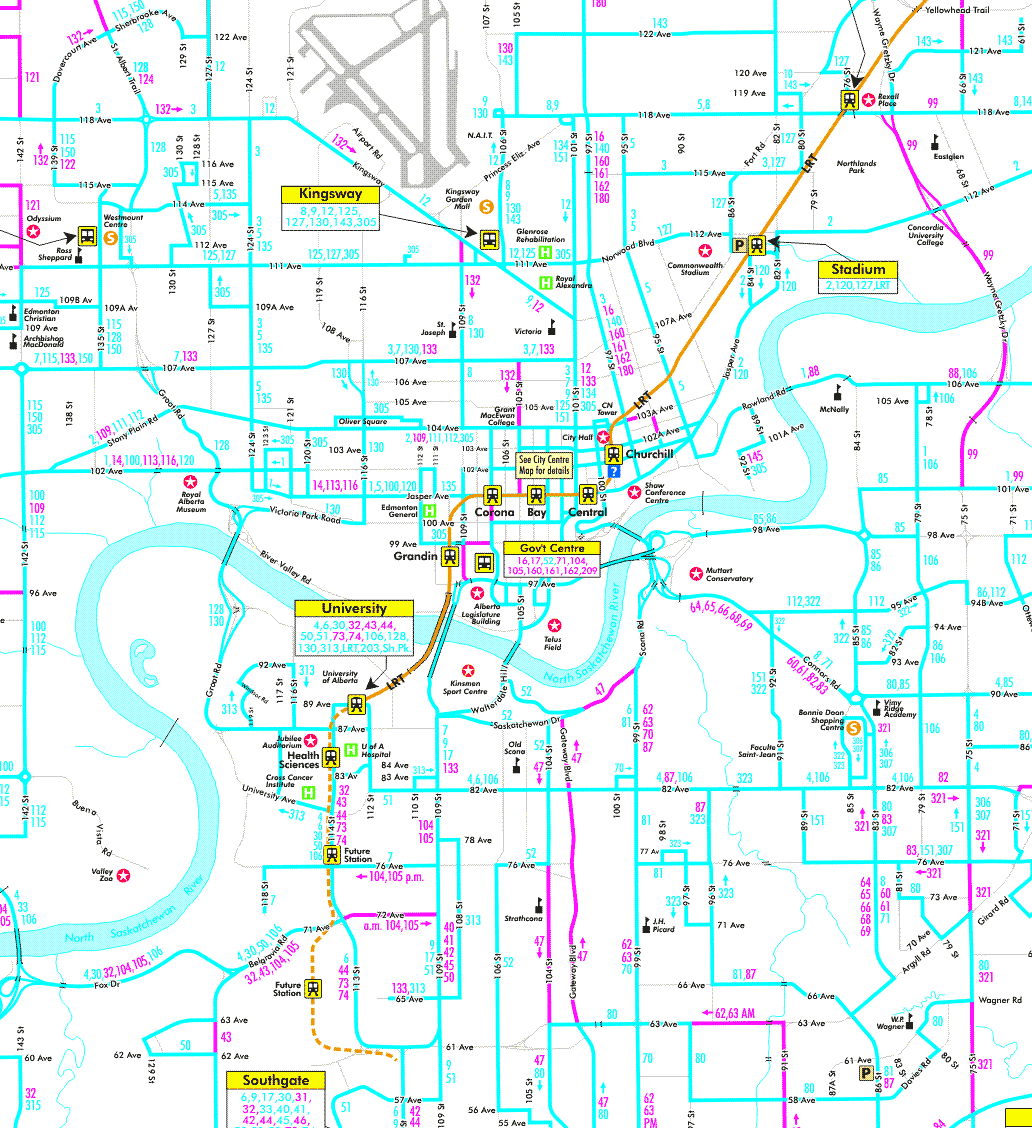 edmonton map 2 Edmonton Map