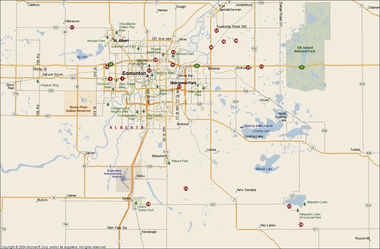 image map EDMONTON