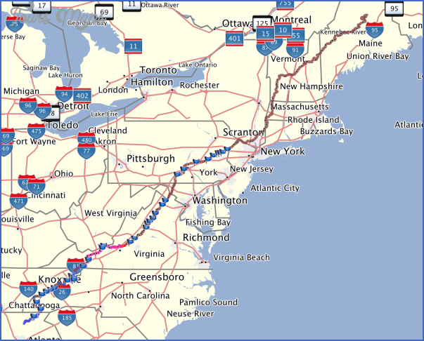 APPALACHIAN TRAIL MAP PENNSYLVANIA ToursMaps