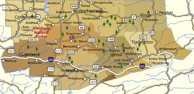donut hole trail map pennsylvania 7 DONUT HOLE TRAIL MAP PENNSYLVANIA