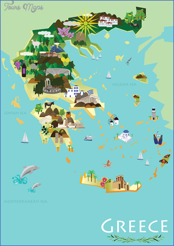 greece map tourist attractions 4 Greece Map Tourist Attractions