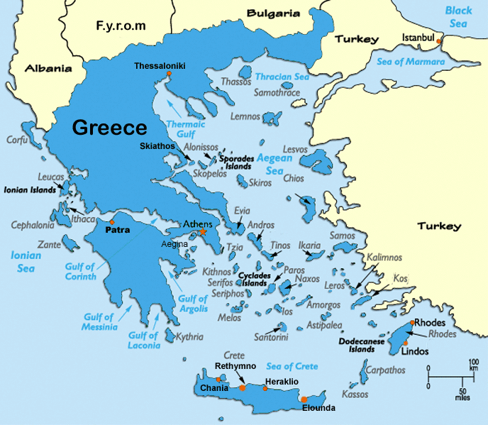 greece map 5 Greece Map