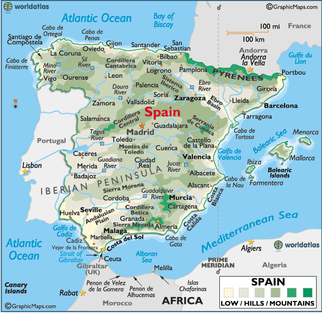 northeast spain map 5 NORTHEAST SPAIN MAP