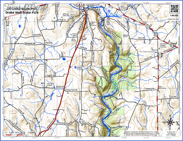 oil creek state park map pennsylvania 5 OIL CREEK STATE PARK MAP PENNSYLVANIA
