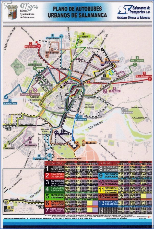 Salamanca Map 8072