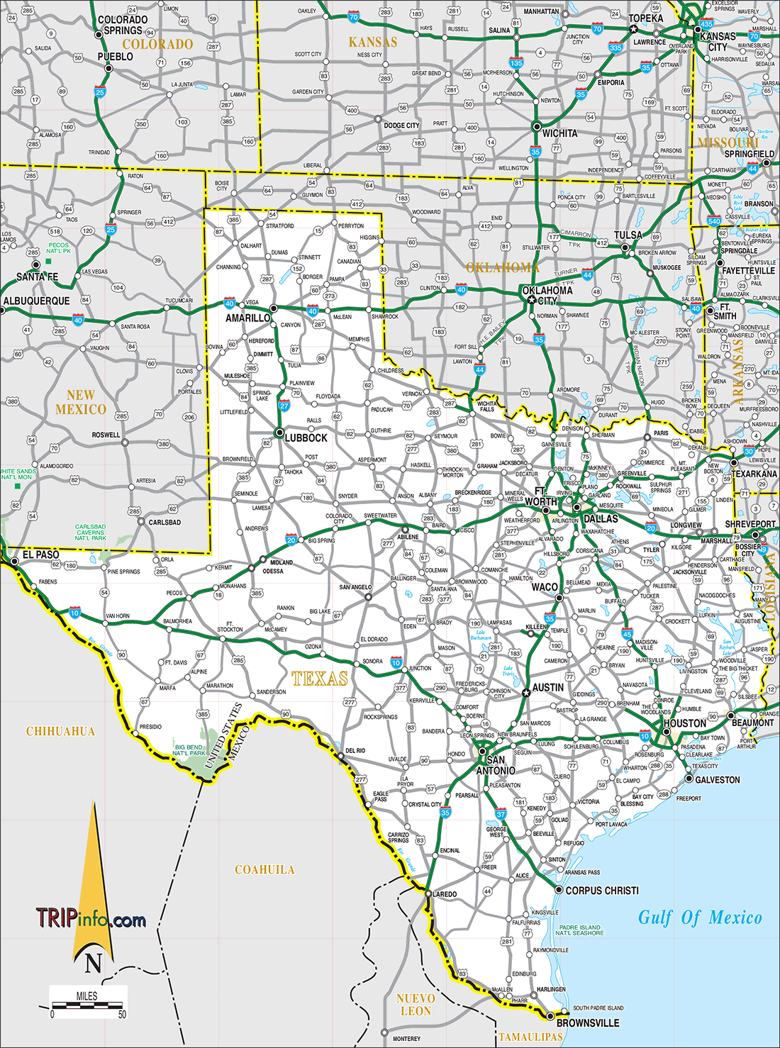 texas map 4 Texas Map