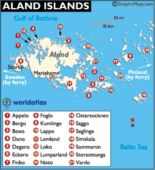 aland islands ahvenanmaa map 11 Aland Islands Ahvenanmaa Map