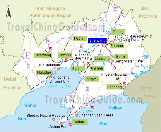 anshan map 1 Anshan Map