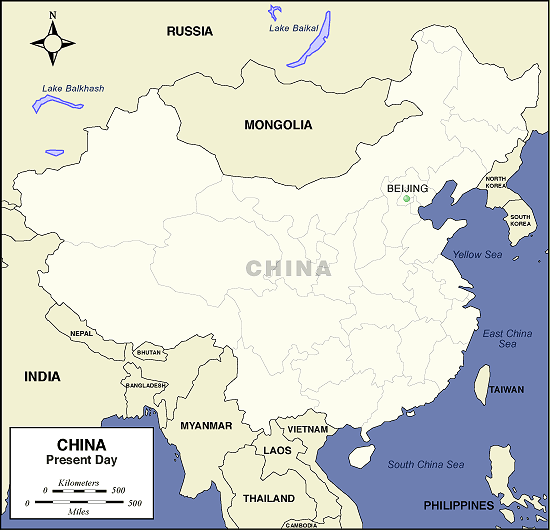 china large China travel map pdf