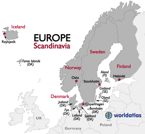 euscan Scandinavia Map