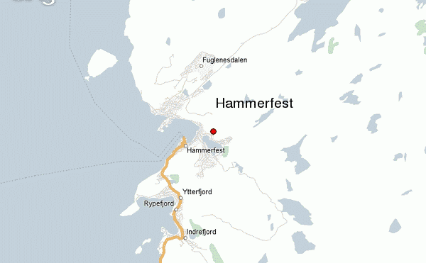 hammerfest norway map 9 Hammerfest Norway Map