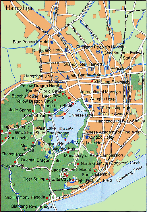 hangzhou map 4 Hangzhou Map