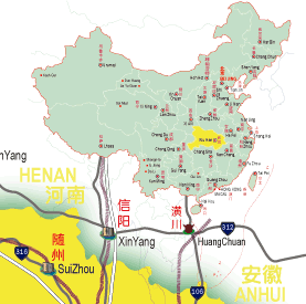 hubei map 3 Hubei  Map