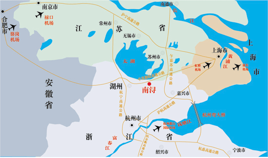 huzhou map 18 Huzhou Map