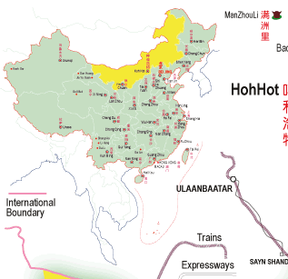 inner mongolia r1 c1 Baotou Map