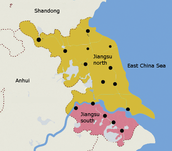 jiangsu map 7 Jiangsu Map