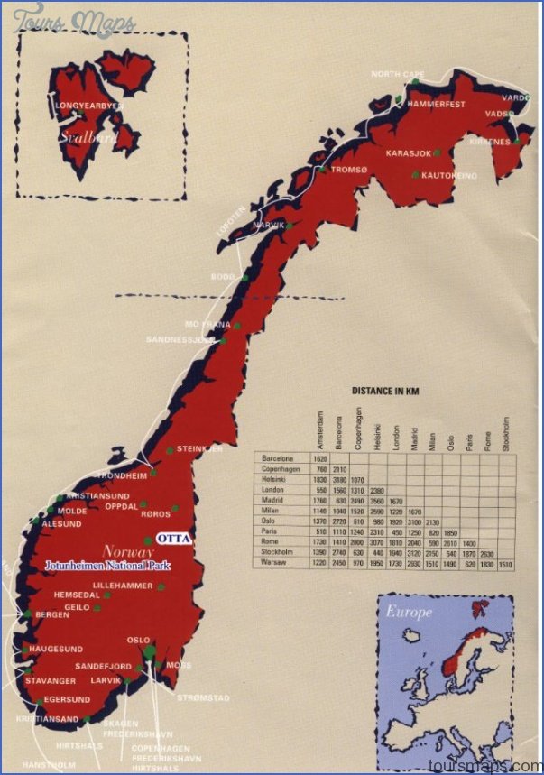 jotunheim norway map 11 Jotunheim Norway Map