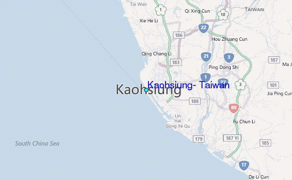kaohsiung map 28 Kaohsiung Map