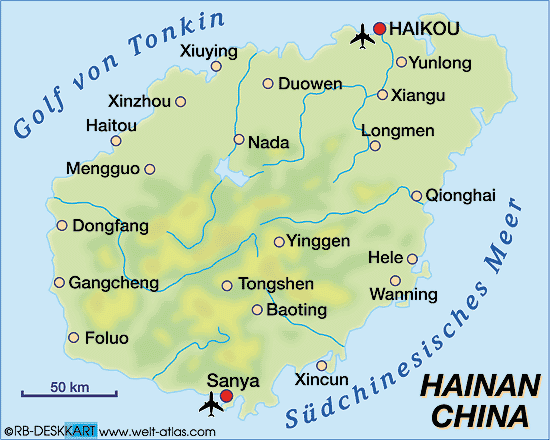 karte 6 409 Hainan Map