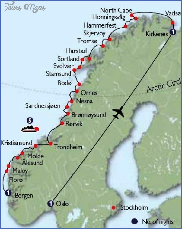 Kirkenes Norway Map - ToursMaps.com