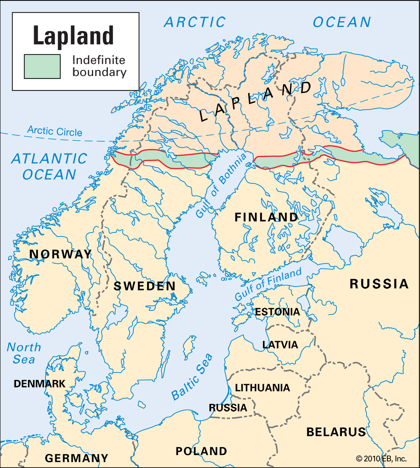 lapland map 1 LAPLAND MAP