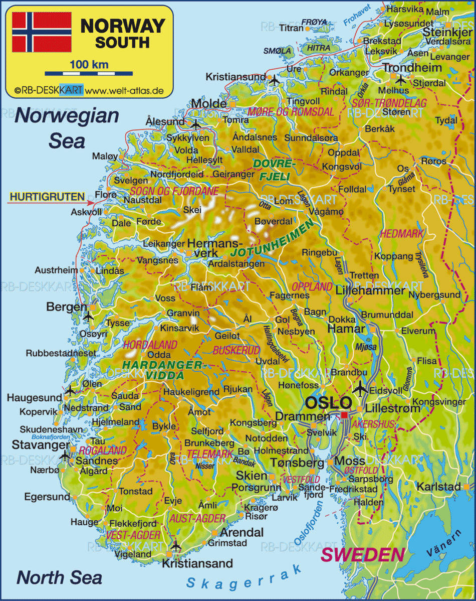 lillehammer norway map 10 Lillehammer Norway Map