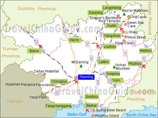 liuzhou map 1 Liuzhou Map