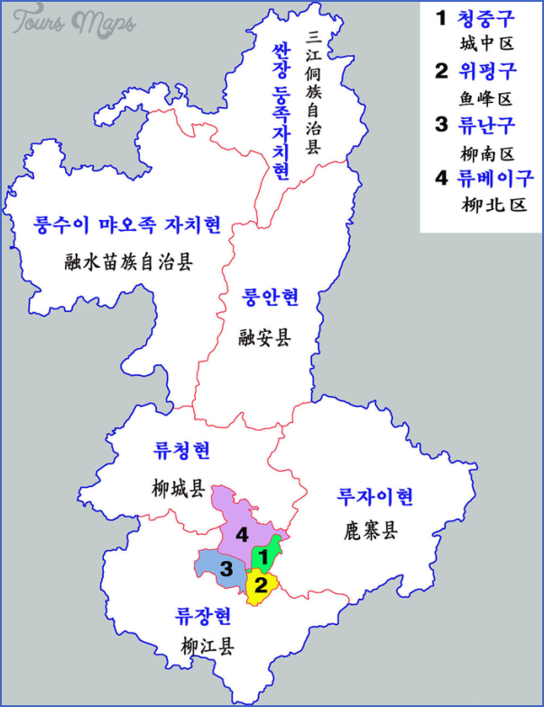 liuzhou map 10 Liuzhou Map