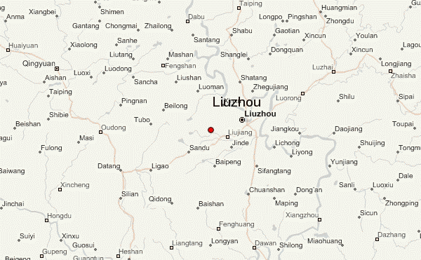 liuzhou map 6 Liuzhou Map