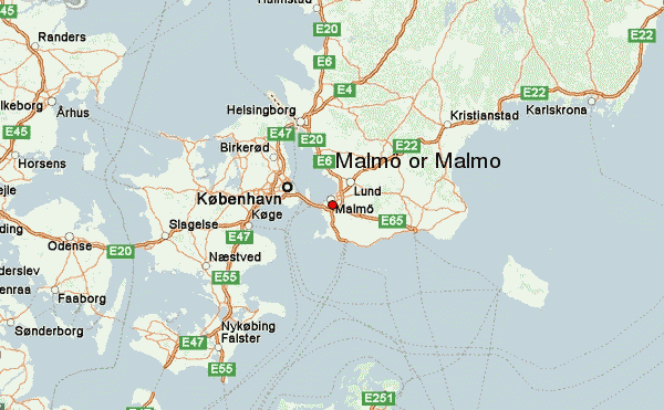 malmo sweden map 9 Malmo Sweden Map