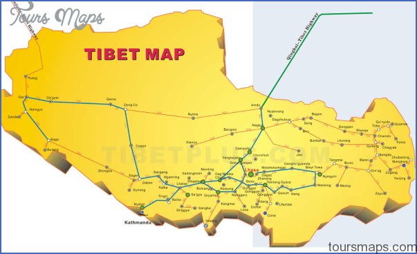 map Tibet Map