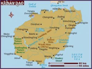 Map Of Hainan Dao 300x225 