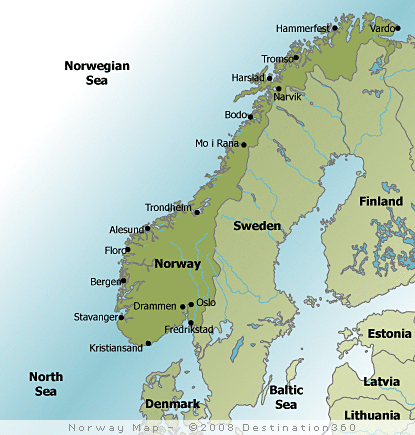 north cape norway map 6 North Cape Norway Map