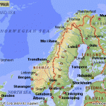 norway 150x150 Scandinavia Map Tourist Attractions
