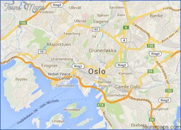 oslo norway map 11 Oslo Norway Map